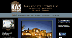 Desktop Screenshot of kasconstructionllc.com